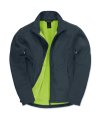 Softshell Heren Jas B&C ID.701 Navy-Neon Green